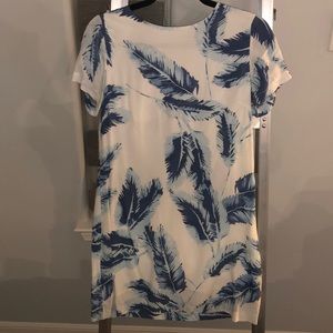 Tropical palm print Vici dress Size Small